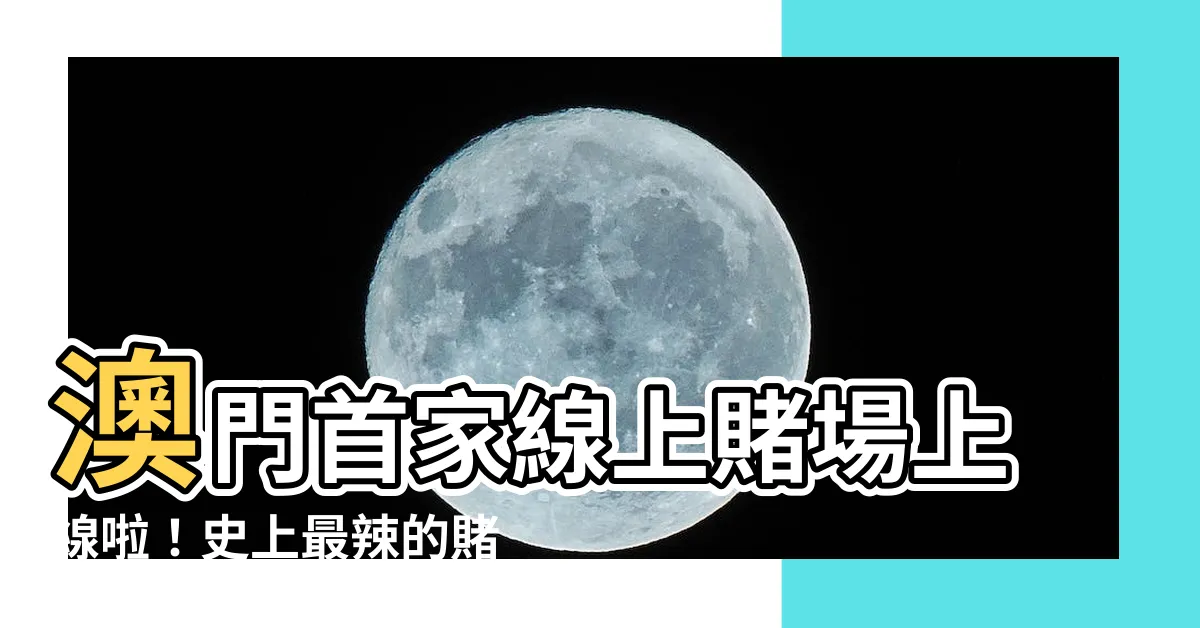 【澳門首家線上賭場上線啦】澳門首家線上賭場上線啦！史上最辣的賭博廣告