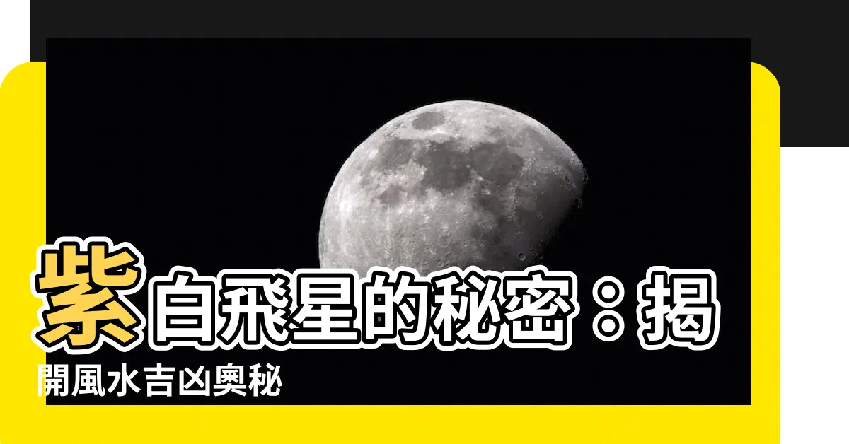 【紫白飛星的斷法】紫白飛星的秘密：揭開風水吉凶奧秘