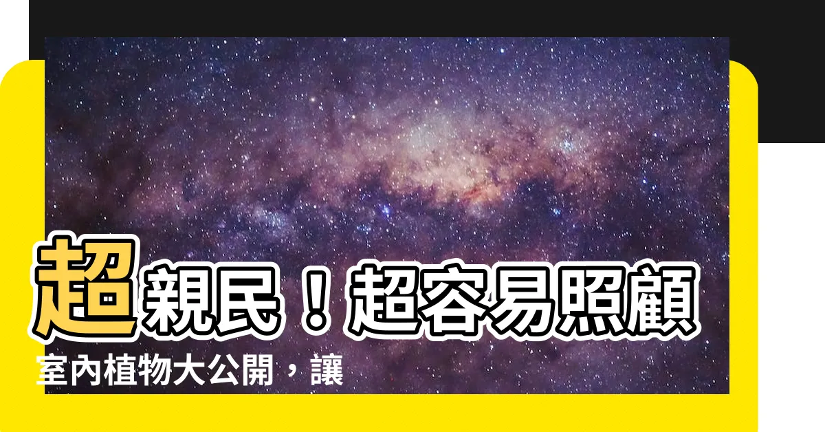 【容易養的植物】超親民！超容易照顧室內植物大公開，讓新手也能輕鬆養出美麗綠意